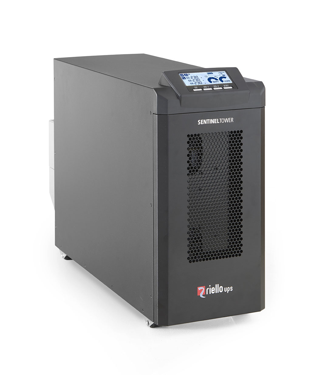Riello STW 10000, Sentinel Tower, online double conversion, 10 KVA 1/1, 3/1, 400/230 Vac, 50Hz, UPS system